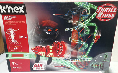 KNEX K'nex Thrill Rides Web Weaver Achterbahn Bauset 439-teilig
