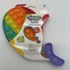 Fidgetz Just Play Pop Em  s Play Feel Fidget OCD ADHD Sensory Toy Whale FreeS H