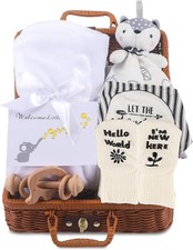 Newborn Baby Gift Set, Baby Birth Gift for Boys and Girls, 7 in 1 Set - A...