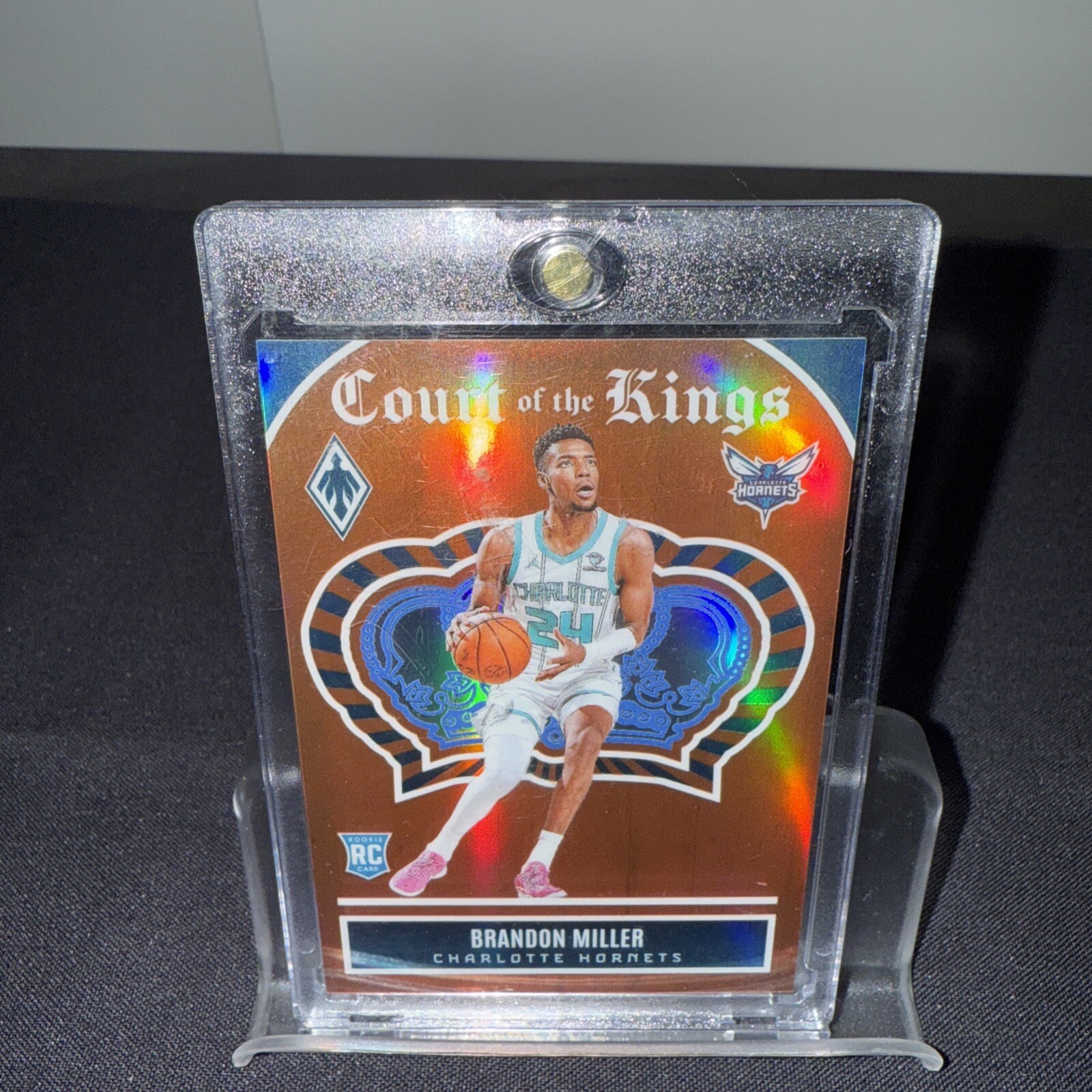 2023-24 Panini Phoenix - Court of the Kings Orange #10 Brandon Miller /49 (RC)