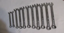 11Pc Craftsman Combo Wrench Metric Set Chrome Molybdenum BF Japan 7mm - 18mm