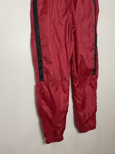 Pantalones de chándal para mujer South Pole grandes rojos cortavientos elásticos - Imagen 3 de 7