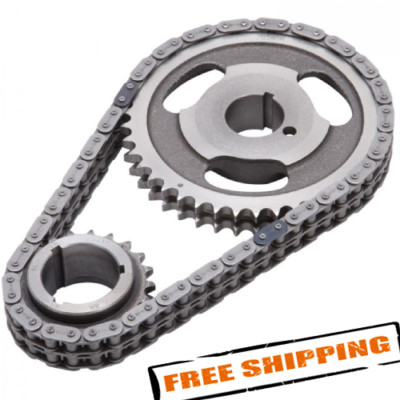 Edelbrock 7812 Performer-Link Adjustable True-Roller Timing Chain Set