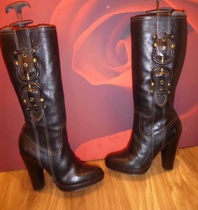 frye platform boots