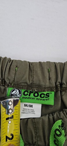 Crocs Medical Scrubs Olive Green Pants Bottoms Size M - Picture 4 of 6