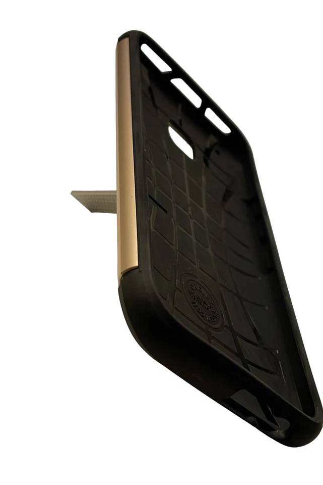 Spigen Slim Armor con soporte para funda de teléfono HTC One M9 SGP11448 dorada/negra Foto 2 de 4