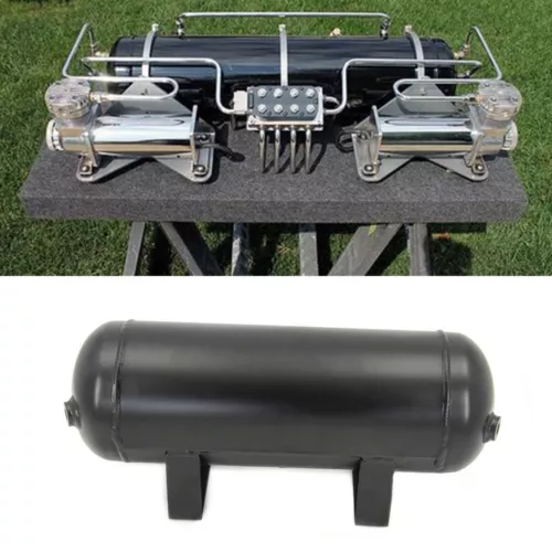 3 Gallon Air Tank for Air Ride Suspension Or Train Horn Compressor 1/4 NPT Holes - Picture 1 of 6