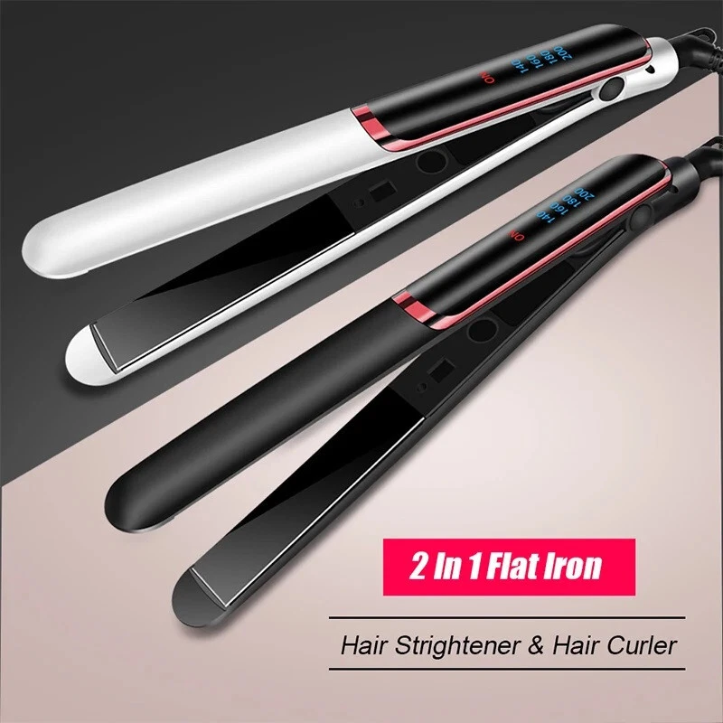 2in1 Hair Straighteners Ceramic Plates Straightener Curler Salon Hair Styler - Image 4 of 4