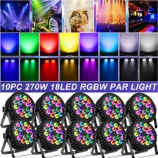 10X18LED 270W Par Light RGBW Wall Wash Light Disco Party KTV Stage Bar Light DMX