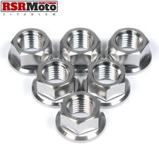 Kawasaki ZX-4R ZX-4RR Titanium Rear Sprocket Nuts, 2023 Onwards