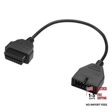   OBD1 to OBD2 Adapter  GM 12 Pin Male to 16 Pin Female Diagnostic Cable  OBDII