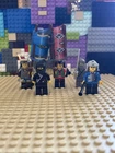 Lego 4805 Ninja Knights - 26 Pieces - All 5 Figs With Their Weapons (complete)