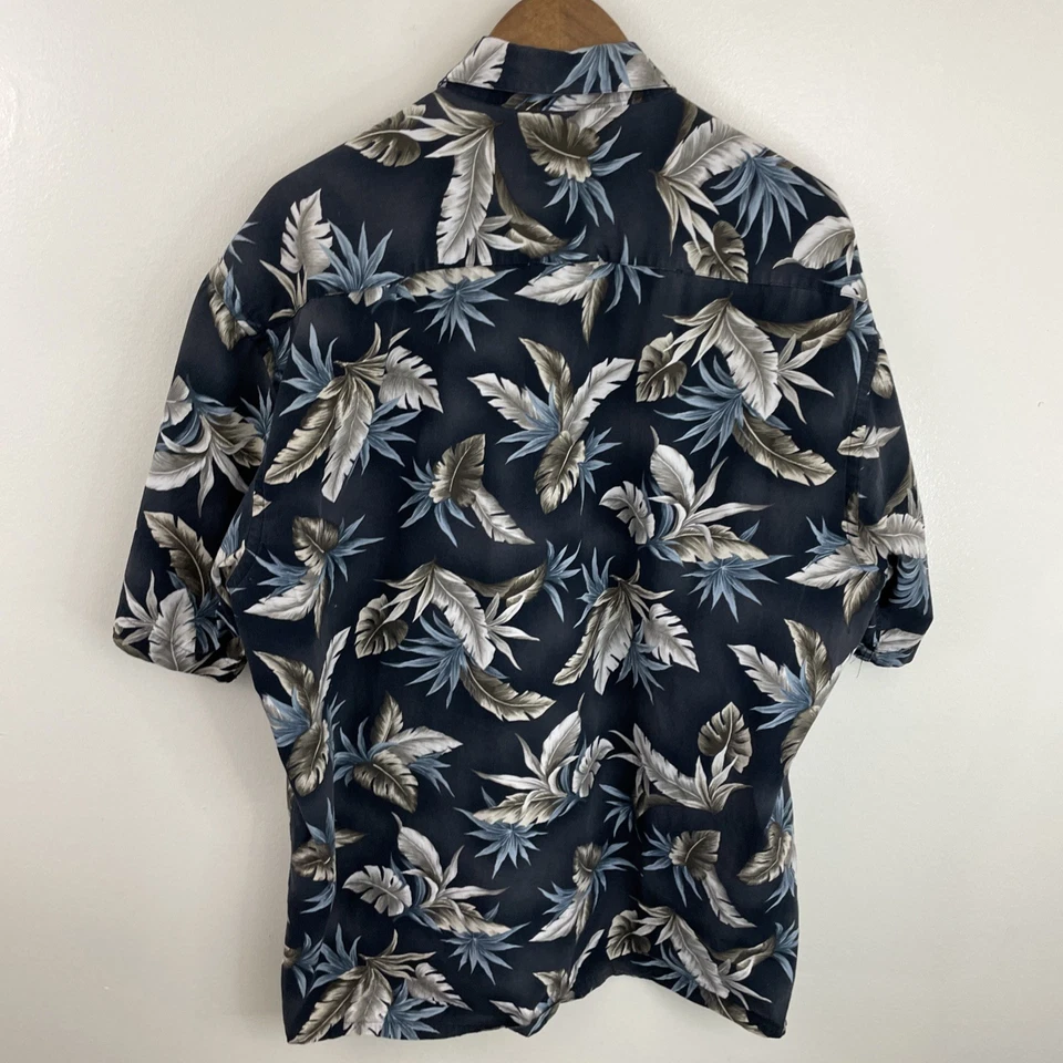 Vintage Pierre Cardin Hawaiian Shirt Mens XL Multicolor Floral Short Sleeve * - Image 2 of 4