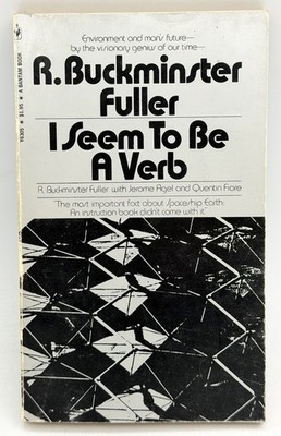 I Seem To Be A Verb by R. Buckminster Fuller 1970 Edition VINTAGE PB