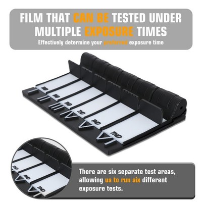 eTone Professional Darkroom Enlarging Test Strip for Color B/W Film Photo Paper