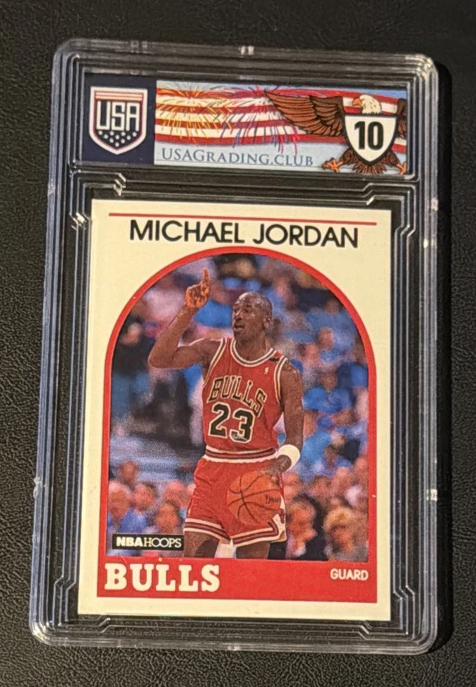 Michael Jordan Basketball Grade 10 1989-90 Season Sports Trading