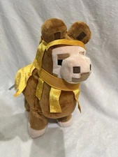 Minecraft 10 Year Anniversary Llama Plush Used 12" Mojang