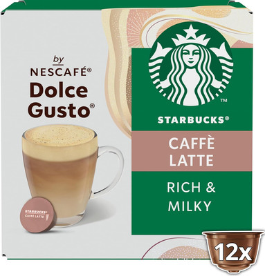 Caff�� Latte by NESCAF��Dolce Gusto Creamy Milk Coffee 100% Arabica Bohnen 72 C...