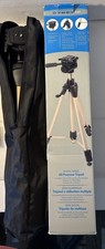 Dynex DX-TRP60 Tripod For Digital Video Film Camera Extends 60 Carry Case NIB