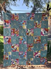 Baby Quilt Crib Blanket Handmade My Little Pony Sail Patchwork 32x36