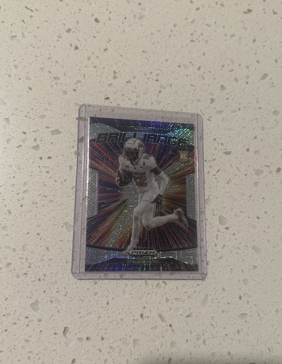 2025 prizm draft picks football Travis Hunter Brilliance Mojo Prizm /25 RC