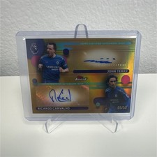 2026 Topps Finest Dual Autograph John Terry /Ricardo Carvalho /50 GOLD Chelsea 