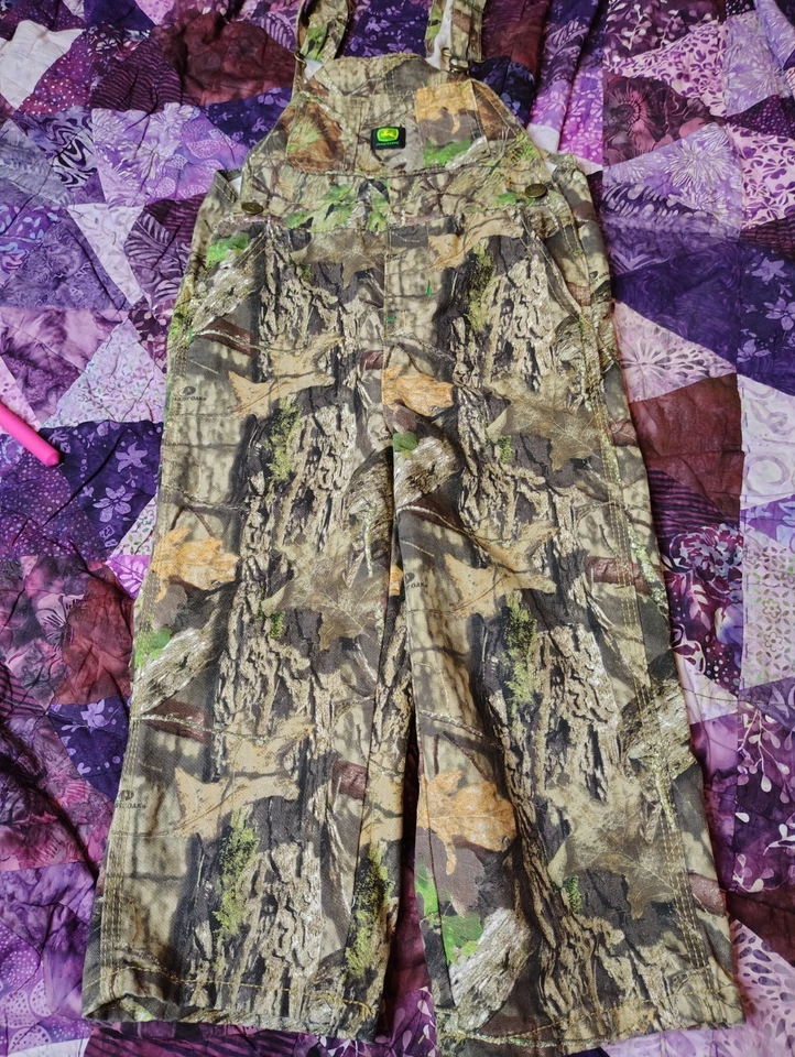 Mono John Deere Niños 4T Verde Camuflaje Roble Musgo Exterior Caza Juventud Foto 2 de 4