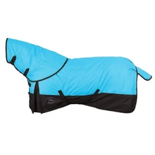 36" - 40" 1200d miniature horse/foal turnout blanket w/detachable neck turquoise
