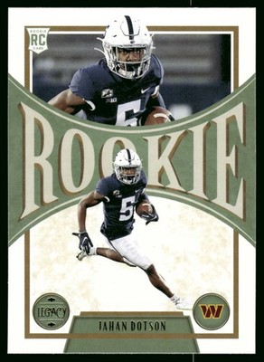 2022 Panini Legacy Jahan Dotson Rookie Washington Commanders #153