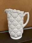Vintage Westmoreland Milk Glass 1950S Vintage Pitcher Old Quilt Pattern