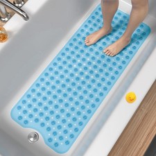 Bath Mat for Tub, Non Slip Bathtub Mat, 40 x 16 Inch Extra Long Bath Tub Mat,