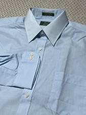 NeW VINTAGE Sears Men's Store Perma-Prest Dress Shirt 16 1/2 32/33 Long Sleeve