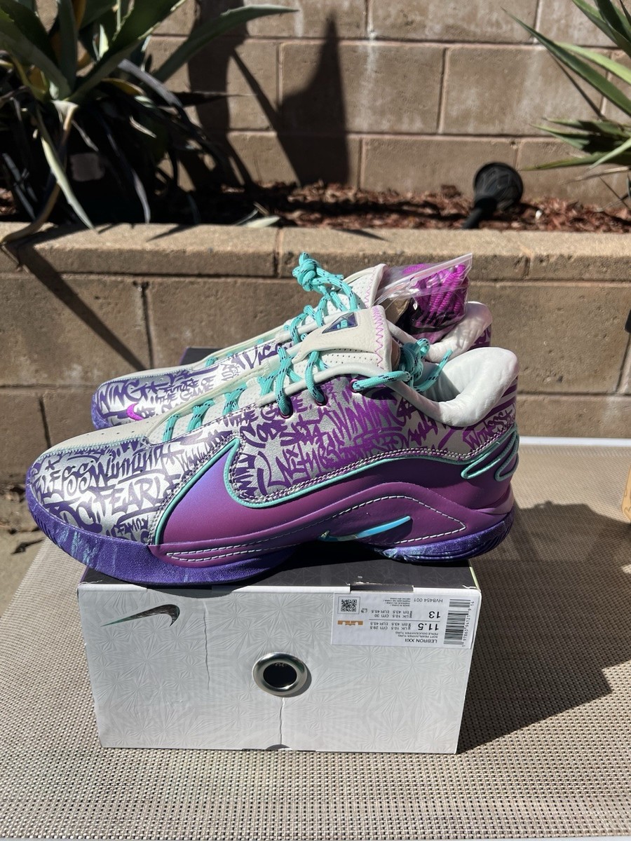 Nike LeBron 22 Frozen Grapes Soft Pearl Turquoise HV8454-001 Men's