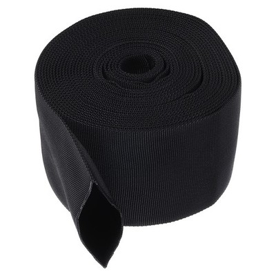 2.2'' Dia 24.6FT Nylon Protective Hose Sleeve, Cable Cover Protection, Black