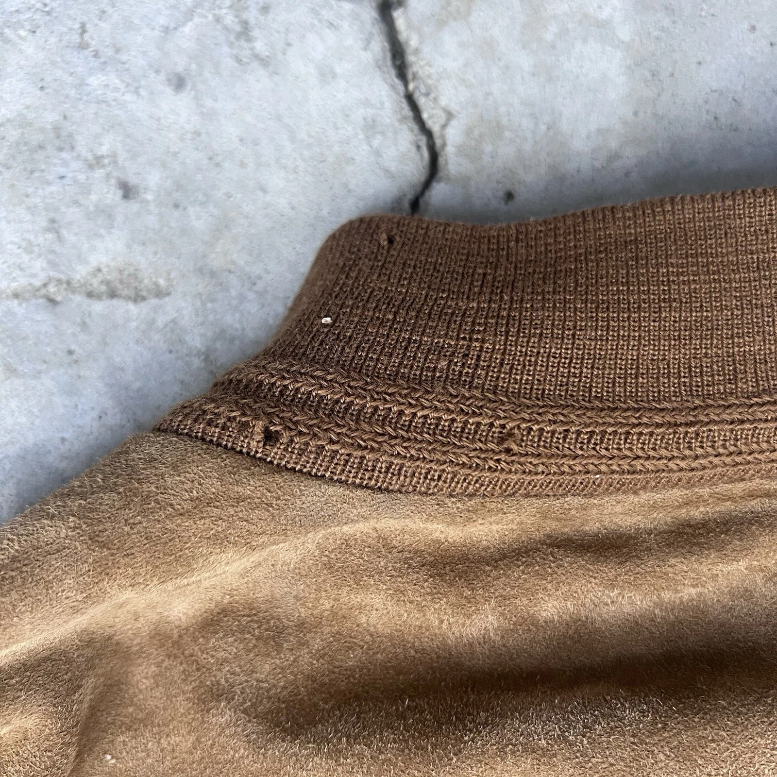Vintage Coach Made in Italy Brown Suede A-1 Valstarino Bomber Flight Jacket M - product detail image 8