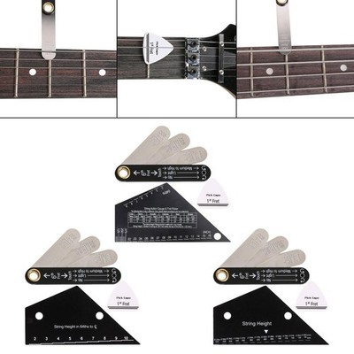 3 Stck. Gitarrensaiten Action Gauge Truss Rod Gauge Combo für E-Gitarre
