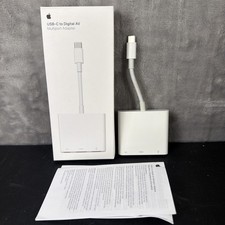 Apple USB-C to Digital AV Multiport Adapter A2119 Box Manual