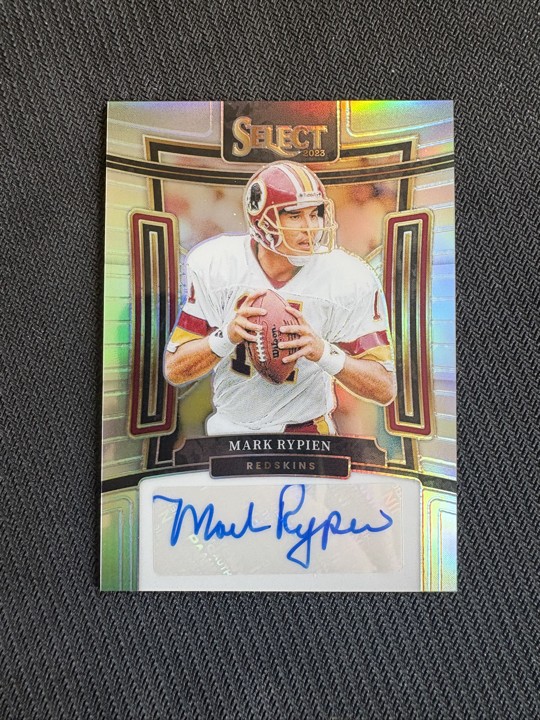 2023 Panini Select - Signatures Mark Rypien #SIG-MRY Silver Prizm /399 (AU)