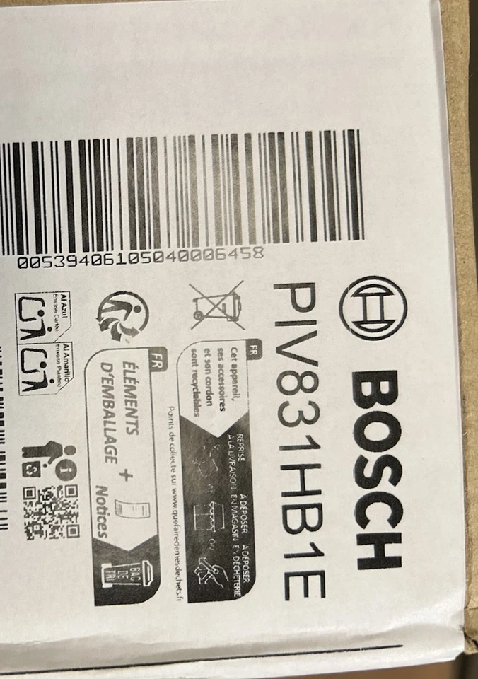 Bosch Series 6 80cm 5 Zone Induction Hob - PIV831HB1E  - Image 2 of 3