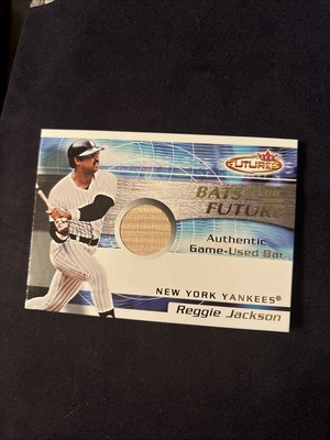 2001 Fleer Futures Bats to Future Bat Reggie Jackson ERROR CARD. MISSING AUTO 
