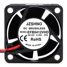 1 Pc. JZSHNO EFB0412VHD DC12V 0.18A 2-Wire Cooling Fan