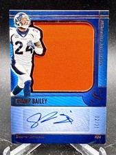 Champ Bailey - Panini Silhouette Broncos #SA-CB Auto Patch Red 02/35 HOF
