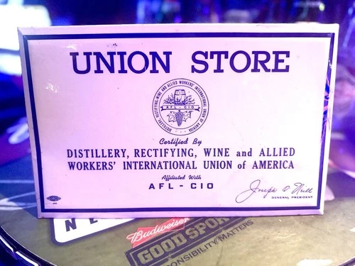 Vintage Metal Sign Union Store