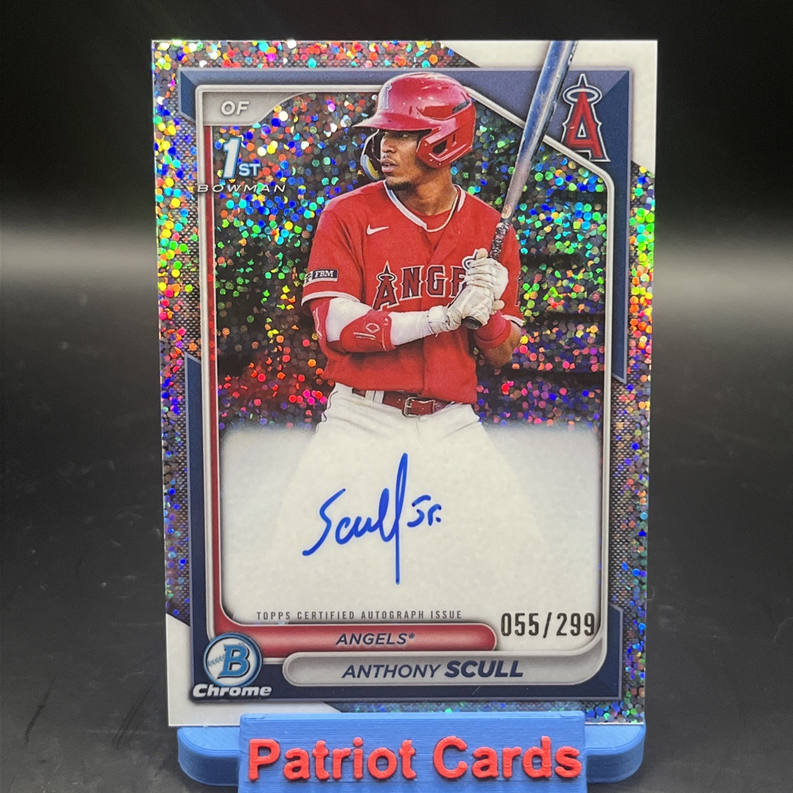 2024 Bowman - Chrome Prospect Auto Anthony Scull #CPA-AS Speckle Refractor /299