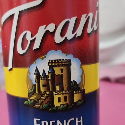 Torani French Vanilla Flavored Syrup 750ml Liquid Pantry Syrup
