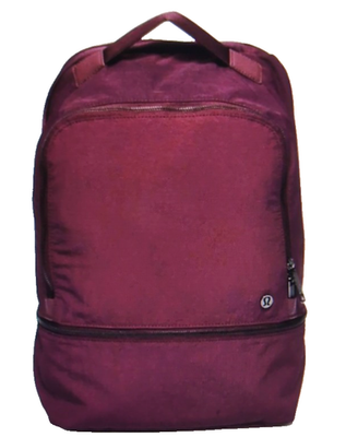 Lululemon City Adventurer Backpack Bag 20L Metal Hardware Black Cherry Maroon | eBay Lululemon City Adventurer Backpack Bag 20L Metal Hardware Black Cherry Maroon | eBay