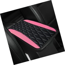 Car Center Console Cushion Pad, 12.72" 7.52" Leather Waterproof Auto Armres
