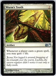 Wurm's Tooth #223 Magic 2012 (M12)