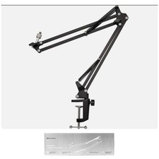 Knox Gear Microphone Suspension Boom Arm Studio Home Recording Podcasting Stand