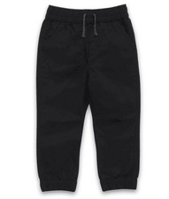 Garanimals Black Baby Pull-On Woven Drawstring Joggers Pants Size 12 Months
